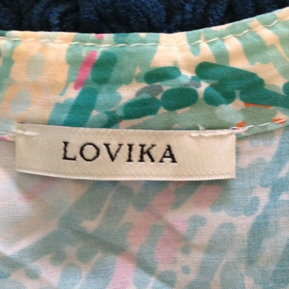 Lovika Paris, Bohemian Maxi Dress; Paisley swirl print. Rayon/Poly blend, Chic - Picture 3 of 3